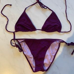 Victoria Secrets Purple String Bikini